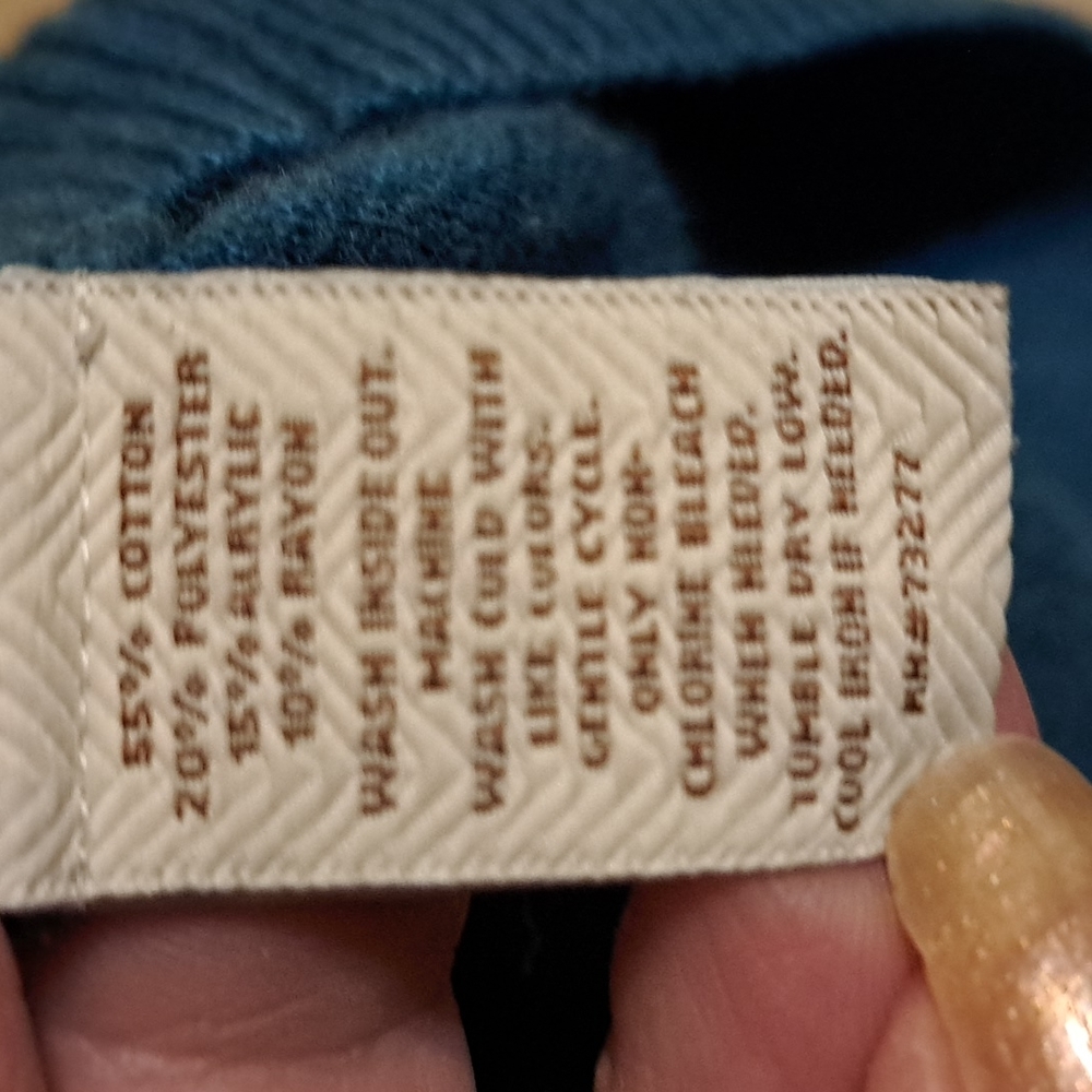 Sonoma Womens XL Teal 3/4 Sleeve Sweater - Picture 5 of 5